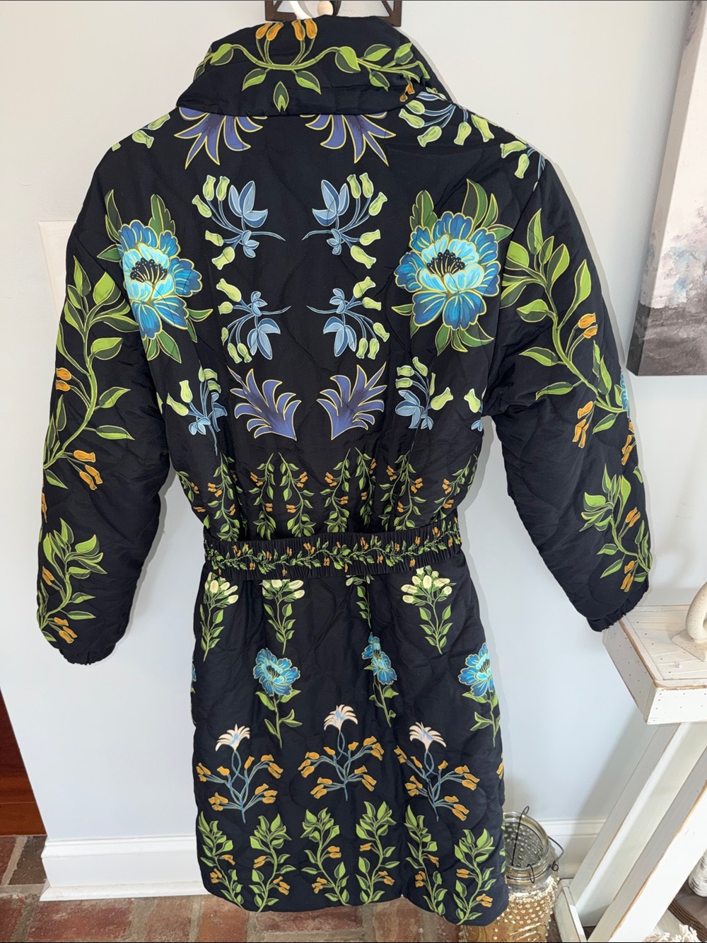 ⭐️NWT Farm Rio Black Winter Garden Reversible Puffer Coat⭐️ - Picture 14 of 14